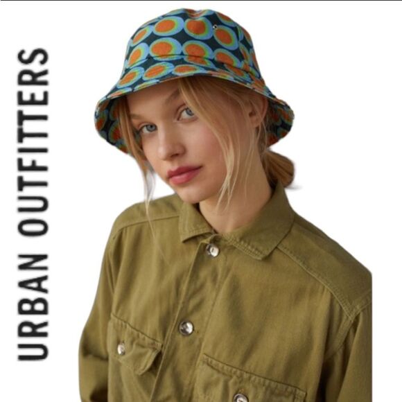 NEW Urban Outfitters UO Blake Printed Bucket Cap Hat - Picture 2 of 3